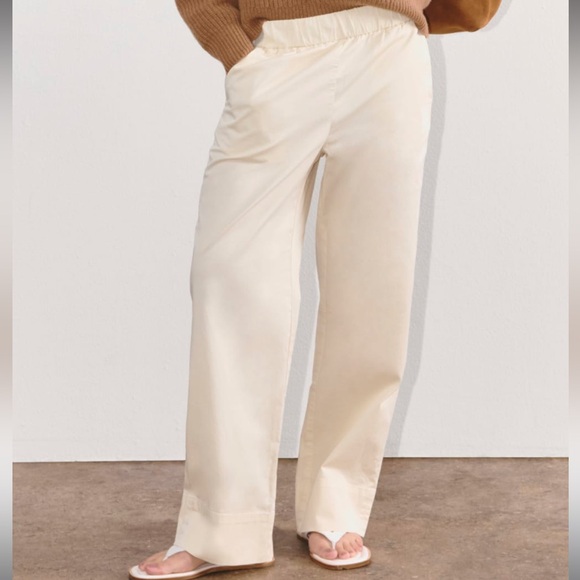 Everlane Pants - Everlane The Easy Wide Leg Pants Canvas Beige Size XL Neutral Minimal Capsule